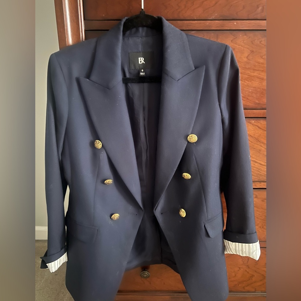 Banana Republic Double Breasted Button Blazer
